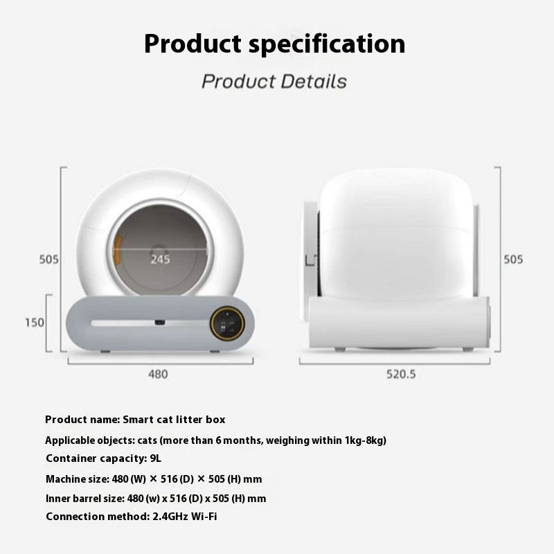 Automatic Litter Box Cat Toilet Smart Pooper Scooper - My Store