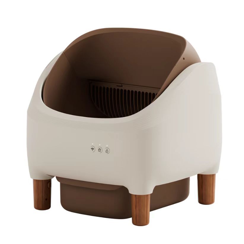 Automatic Intelligent Litter Box Semi-closed Drawer Shovel-free Cat Toilet
