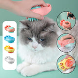 Durable Cat Paw Bath Brush Fine Foaming Labor - saving Cartoon Shape Pet Dog Cat Pet Hair Grooming Brush Reusable Dog Hair Comb Pet Products - My Store