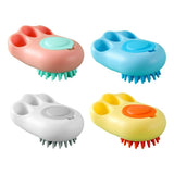 Durable Cat Paw Bath Brush Fine Foaming Labor - saving Cartoon Shape Pet Dog Cat Pet Hair Grooming Brush Reusable Dog Hair Comb Pet Products - My Store