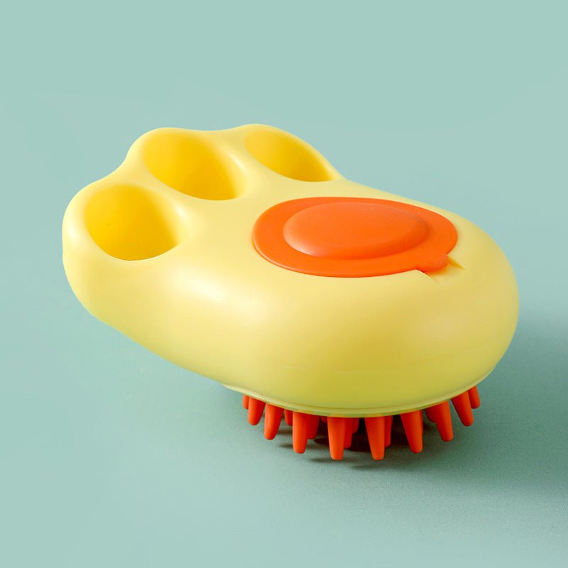 Durable Cat Paw Bath Brush Fine Foaming Labor - saving Cartoon Shape Pet Dog Cat Pet Hair Grooming Brush Reusable Dog Hair Comb Pet Products - My Store