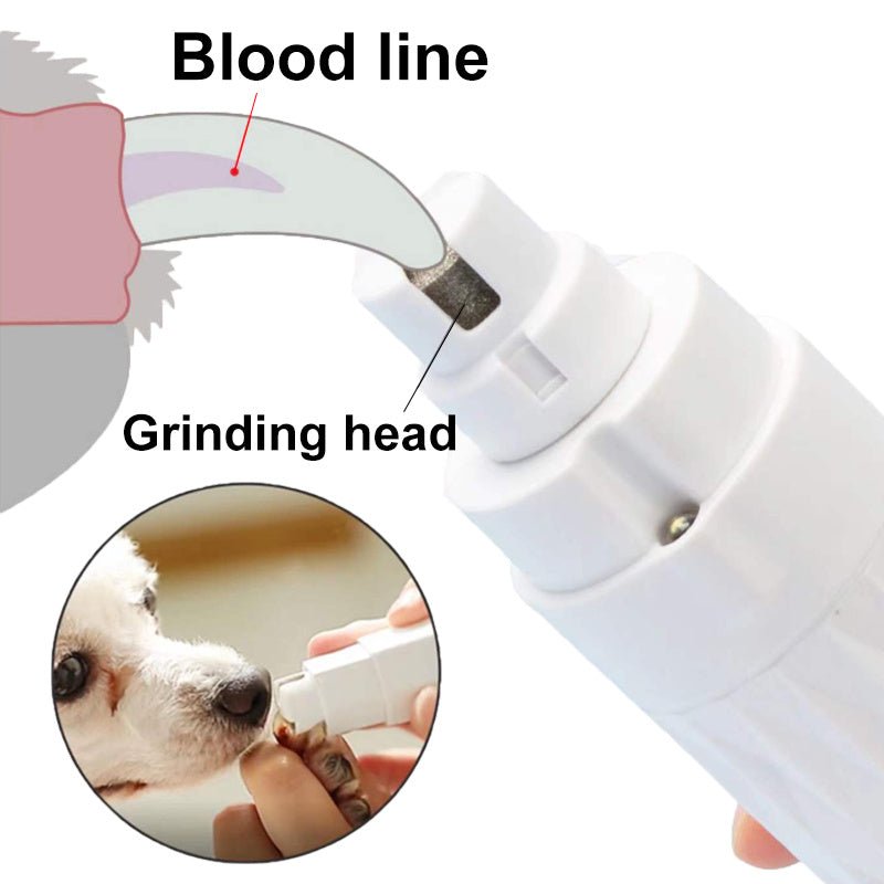 Electric Pet Nail Polisher With Light For Dog And Cat Cleaning Pet Products - My Store