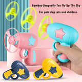 Pet Toy Dog Cat LED Light Toy Luminous Children's Party Toy Bamboo Dragonfly Toy Training Toy Pet Throw Launcher - My Store